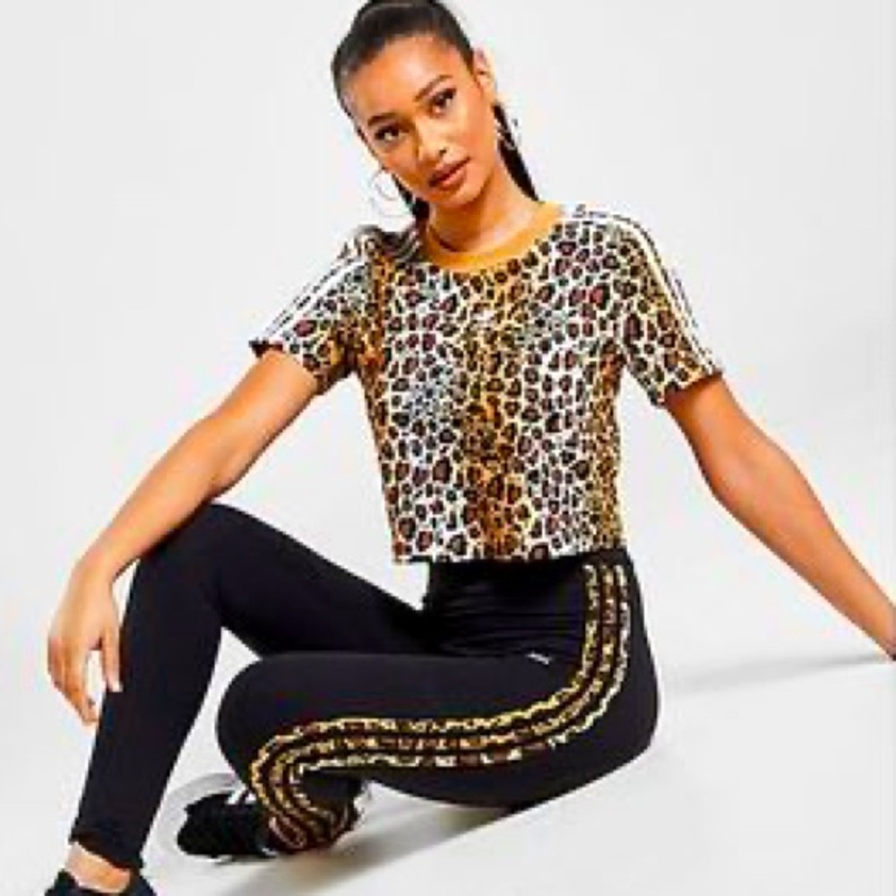 SET Adidas Leopard Luxe 3 stripe